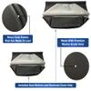 Bar Stool Covers 4 less Club Car Pre-2000 DS Golf Cart Front Seat Cover (Black) view 4