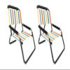 2 Pack of Neso XL Beach Chairs, Extra Large, Water Resistant with Shoulder Strap and Slip Pocket - Folds Thin (Vintage Stripes) view 1