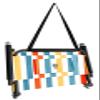 2 Pack of Neso XL Beach Chairs, Extra Large, Water Resistant with Shoulder Strap and Slip Pocket - Folds Thin (Vintage Stripes) view 4