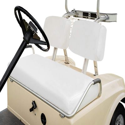 Bar Stool Covers 4 less Club Car Pre-2000 DS Golf Cart Front Seat Cover (White)