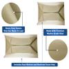 Bar Stool Covers 4 less Club Car Pre-2000 DS Golf Cart Front Seat Cover (Beige) view 4