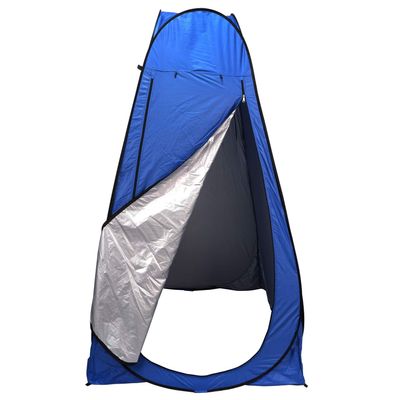 HongK- Privacy Tent- Pop Up Instant Tent Rain Shelter Tent Shower Toilet Bathroom Portable Changing Room For Beach Hiking Camping Outdoor Use In Blue (3 Colors Available) [P/N: ET-OUTDOOR005-BLUE]