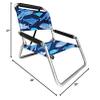 2 Pack of Neso Lightweight Water Resistant Beach Chairs with Shoulder Strap and Slip Pocket - Folds Thin (Whales) view 3