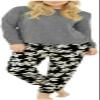 Three Dots Ladies' Pajama Set (Cloud/Pink Polka Dots, XX-Large) view 1