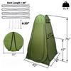 XKMT- Beach Portable Pop Up Changing Tent/Outdoor Privacy Tent/Camping Toilet Tent/Window Rain Shelter/Foldable With Carry Bag [P/N: ET-OUTDOOR005-GREEN] view 2