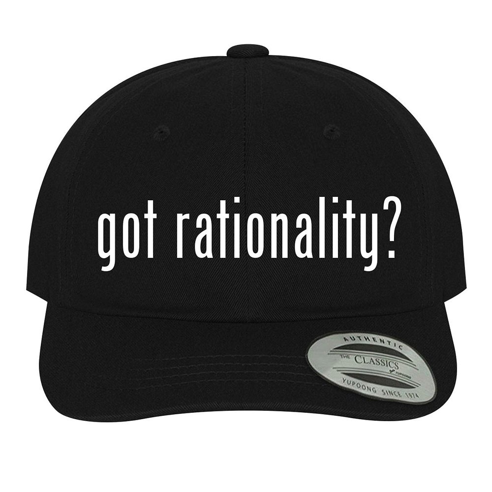 got Rationality? - Soft Black Dad Hat Baseball Cap, One Size