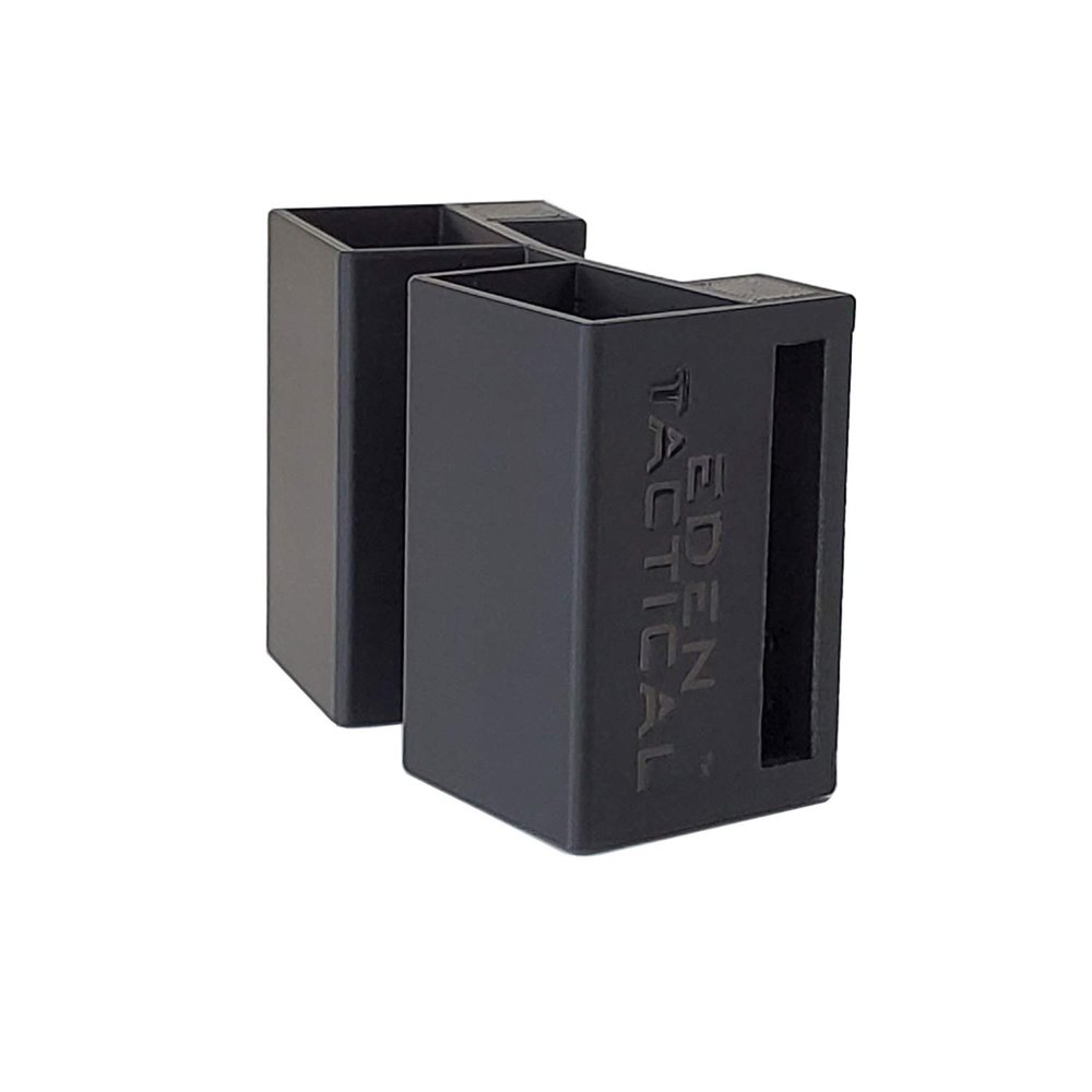 Double Magazine Pouch (OWB) for CZ 75B, CZ 85B & SP-01, 9mm and .40 Cal Magazines, 2 in a Row. Adjustable Belt Loops fit: 1.5 inch, 1.75 inch, and 2 inch Belts