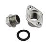 Heavy Duty 316 Stainless Steel Boat Marine Garboard Drain Plug Kit with Screws & O Ring for 1-1/4 Inch Hole view 3