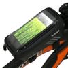 ECOTRIC Bike Phone Front Frame Bag Bicycle Top Tube Cycling Phone Mount Pack For Cellphones under 6.5" view 1
