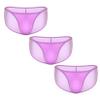 Andongnywell 3 Pack Men's 3 Pack Micro Modal Separate Pouch Briefs Underpants Knickers Panties Lingerie (Purple,Medium) view 1