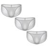 Andongnywell 3 Pack Men's 3 Pack Micro Modal Separate Pouch Briefs Underpants Knickers Panties Lingerie (Gray,Small) view 1