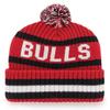 '47 Chicago Bulls Red/Black Bering Cuffed Knit Hat view 2