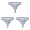Andongnywell 3 Pack Men's Ice silk gun bullet separation panties thong sexy elephant nose briefs Trunks (Gray,Medium) view 1