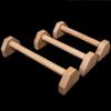 Strength Training Anti-Slip Push-up Stand Fitness Equipment Home Chest Muscle Training Boar/Sports Supplies Wood Push-up Handle Exercise Machines (Color : Natural, Size : 25cm) view 3