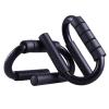 Strength Training Anti-Slip Push-up Stand Fitness Equipment Home Chest Muscle Training Board Sports Supplies Steel S-Shape Handle Exercise Machines (Color : Black, Size : 201213cm) view 1