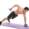 Strength Training Anti-Slip Push-up Stand Fitness Equipment Home Chest Muscle Training Board Sports Supplies Steel S-Shape Handle Exercise Machines (Color : Black, Size : 201213cm) view 2