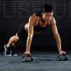 Strength Training Anti-Slip Push-up Stand Fitness Equipment Home Chest Muscle Training Board Sports Supplies Steel S-Shape Handle Exercise Machines (Color : Black, Size : 201213cm) view 3