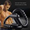 Strength Training Anti-Slip Push-up Stand Fitness Equipment Home Chest Muscle Training Board Sports Supplies Steel S-Shape Handle Exercise Machines (Color : Black, Size : 201213cm) view 4