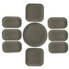 Helmet Padding Kit Airsoft Helmet Bicycle Replacement Universal Foam Pads Set Tactical Accessories Motorcycle Padding Kits Bike Mats for Cycling Costume Cosplay Fast Mich CS Army ACH (Grey) view 2