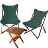 BYER OF MAINE, Pangean Tailgate Bundle Small Table and Butterfly Chair, Green view 1