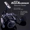 HPLIFE Fishing Reel, Saltwater Spinning Reels with Spare Graphite Spool, Light Weight Aluminum Frame 14+1 BB Ultra Smooth Powerful 43.6LBS Max Drag, 4.7:1 Gear Ratio Stainless Steel Reel for Gifts view 3