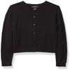 Amy Byer Girls' 7-16 Perfect Long Sleeve Cardigan Sweater, Black, Large view 1