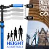 Crazy Skates Foldable Kick Scooter - Kick Scooters for Adults, Teens and Kids with Carrying Strap - Fast Folding, Adjustable Handlebars and Lightweight - London Scooter (LON) - Blue view 4