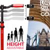 Crazy Skates Foldable Kick Scooter - Kick Scooters for Adults, Teens and Kids with Carrying Strap - Fast Folding, Adjustable Handlebars and Lightweight - London Scooter (LON) - Red view 4
