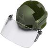 Tactical Multifunctional Fast Airsoft MICH 2000 ACH Helmet with Transparent Visor NVG Bracket and Side Rails for Outdoor Sports Such As CS Games view 2