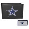 Siskiyou Sports NFL Dallas Cowboys Bi-fold Wallet & Color Money Clip, Black, One Size,FBIL055LMP view 1
