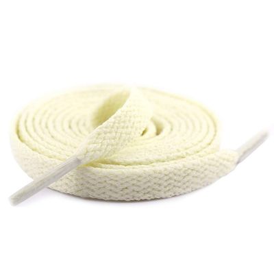 Sechunk Solid Flat Shoelaces Athletic Shoe Laces Colors Strings 29 Colors 1 pair for Sneaker(Beige)
