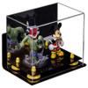 Better Display Cases Versatile Acrylic Display Case - Small Rectangle Box with Mirror, Yellow Risers, Wall Mount and Black Base 9.5" x 6" x 6.5" (A005, V43) view 1