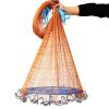 TOPIND Fishing Cast Nets Bait Saltwater Fishing cast Nets Fishing Throw Bait cast Net Trap Fishing cast Net 6ft/7ft/8ft/9ft/10ft/11ft/12ft (12ft) view 2