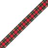 Country Brook Design - Black and Red Plaid Polyester Webbing (1/2 Inch, 50 Yards) view 2