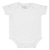 123 Bear Baby Cotton Spandex Infant Bodysuits Long Sleeve and Short Sleeve (White 2-Pack Short Sleeve, 3-6 Months) view 4