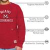 Original Retro Brand Adult University Crewneck (Miami Redhawks - Red, XX-Large) view 3