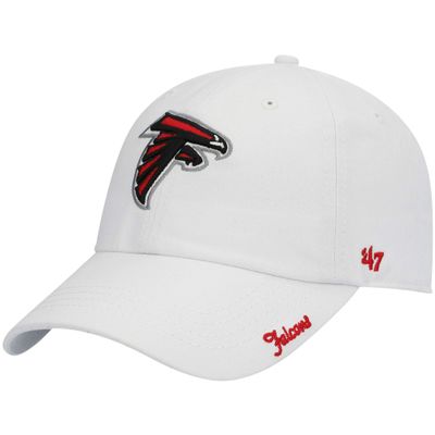 47 Women's White Atlanta Falcons Miata Clean Up Logo Adjustable Hat