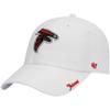 47 Women's White Atlanta Falcons Miata Clean Up Logo Adjustable Hat view 1