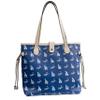 Littlearth Los Angeles Dodgers Patterned Tote Bag Handbag, Blue, Large view 1