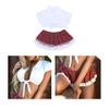 Acxico 1Set Sexy Lingerie Set School Girl Student Adult Cosplay Fancy Dress Uniform Costume view 1