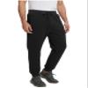 PEHMEA Fleece Lined Sweatpants for Men, Winter Warm Sherpa Joggers Lounge Pants with Pockets(11 Black (Close-Bottom)-XL) view 3