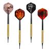 Accmor 12 Pcs Darts Plastic Tip, Soft Tip Darts Set, 14g Plastic Tipped Dart, Attach Extra 36 Black 2BA Replacement Tips, Soft Tip Darts for Electronic/Plastic Dartboard view 2