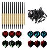 Accmor 12 Pcs Darts Plastic Tip, Soft Tip Darts Set, 14g Plastic Tipped Dart, Attach Extra 36 Black 2BA Replacement Tips, Soft Tip Darts for Electronic/Plastic Dartboard view 4