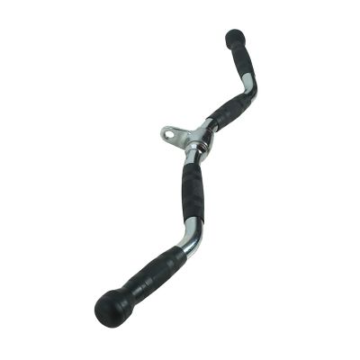 ZXFF 32in Fitness Cable Accessories, Rotating Bend Lever LAT Pull-Down Lever Handle Accessories, Power Cord Crossover Machine and Strength Training Accessories, Rubber Non-Slip End (Size : 81cm)