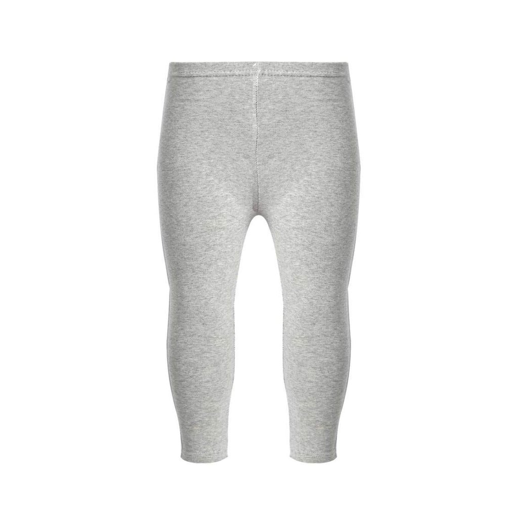 Hansber Kids Boys Girls Stretchy Athletic Leggings High Waist Sports Pants Side Striped Tights for Gym Yoga Fitness Striped Light Grey 6