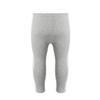 Hansber Kids Boys Girls Stretchy Athletic Leggings High Waist Sports Pants Side Striped Tights for Gym Yoga Fitness Striped Light Grey 6 view 2