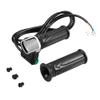 1 Pair 36V/48V Bicycle Throttle Handle,E-Bike Twist Throttle Handlebar Grip with LCD Display for Motorized Bicycle and E-Bike(36V) view 1