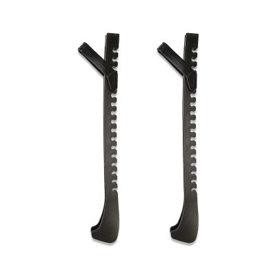 Keenso 1 Pair Ice Skate Blade Guards,3 Colors EVA Ice Hockey Figure Skate Blade Guards,Adjustable,Unisex,for AdultKid,for Figure,Hockey Skates(Black)