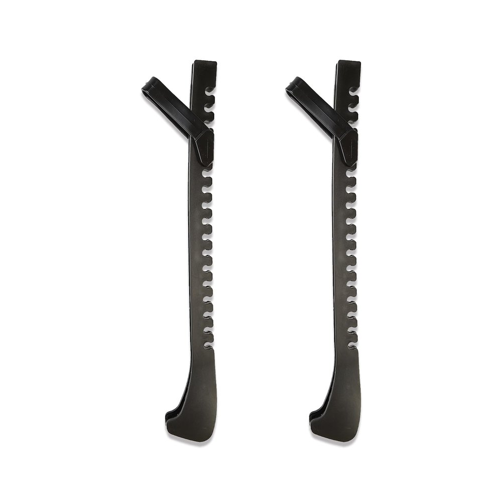 Keenso 1 Pair Ice Skate Blade Guards,3 Colors EVA Ice Hockey Figure Skate Blade Guards,Adjustable,Unisex,for AdultKid,for Figure,Hockey Skates(Black)