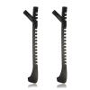 Keenso 1 Pair Ice Skate Blade Guards,3 Colors EVA Ice Hockey Figure Skate Blade Guards,Adjustable,Unisex,for AdultKid,for Figure,Hockey Skates(Black) view 2
